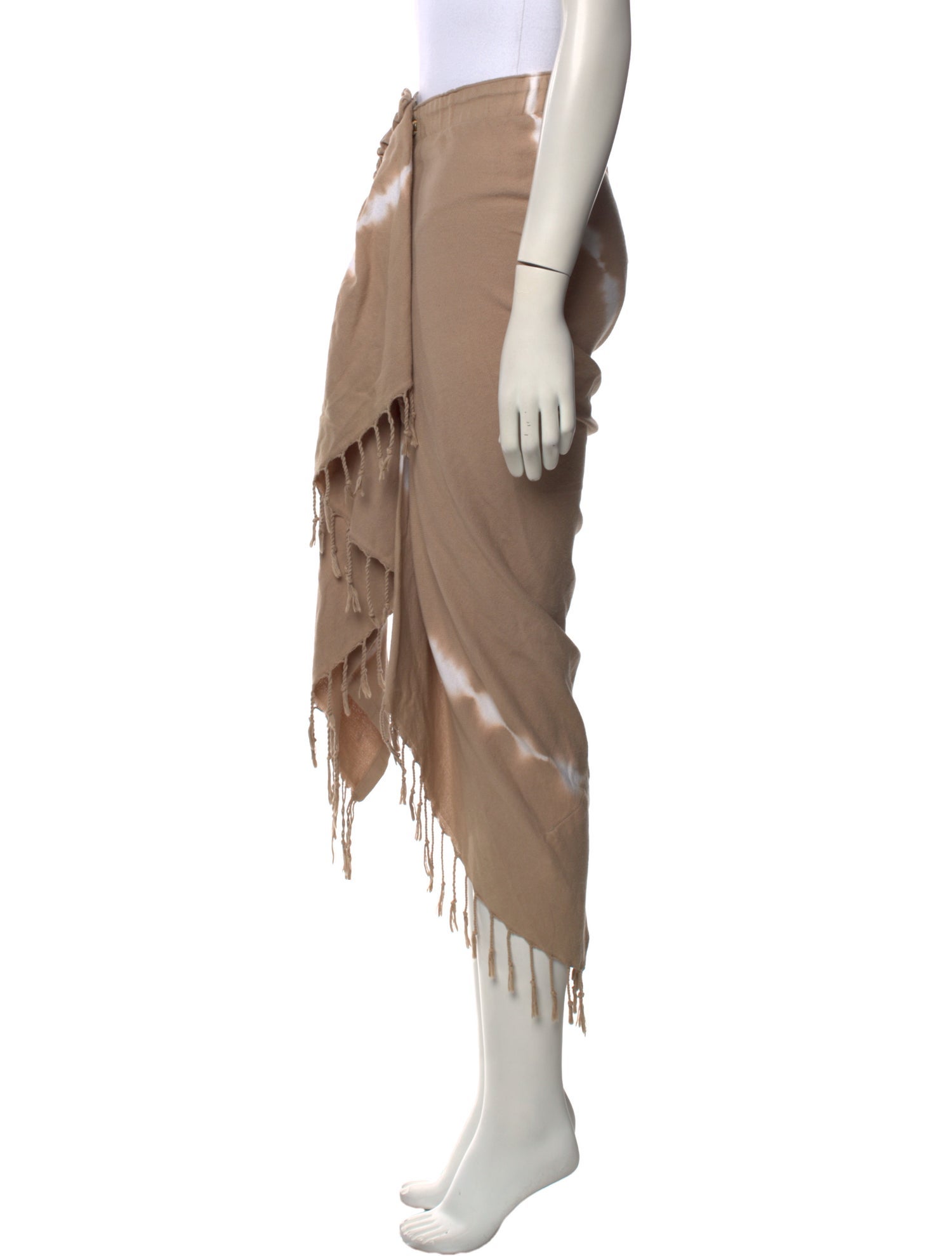 Just Bee Queen Tie-Dye Print Long Skirt