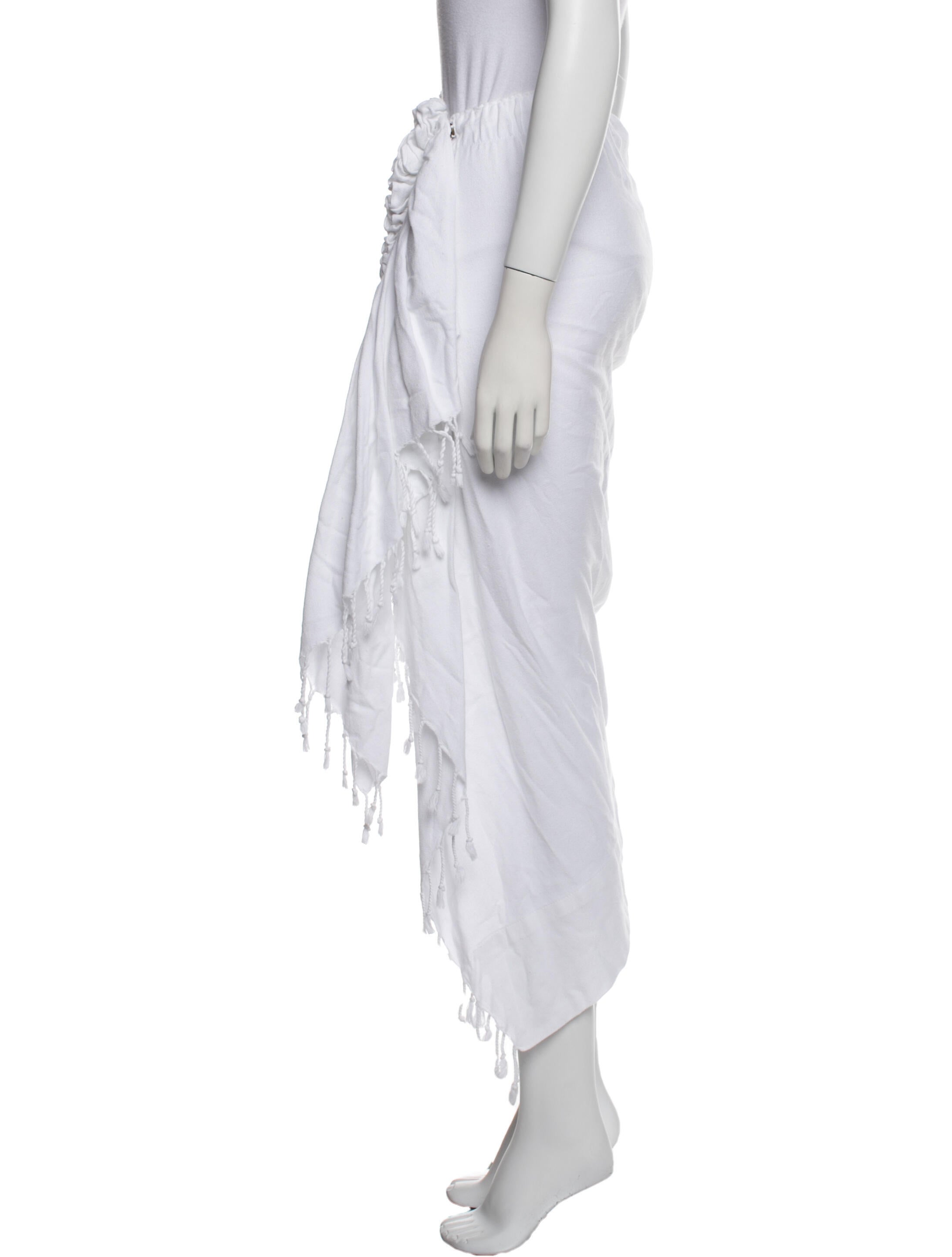 Just Bee Queen Tassel Accents Long Skirt