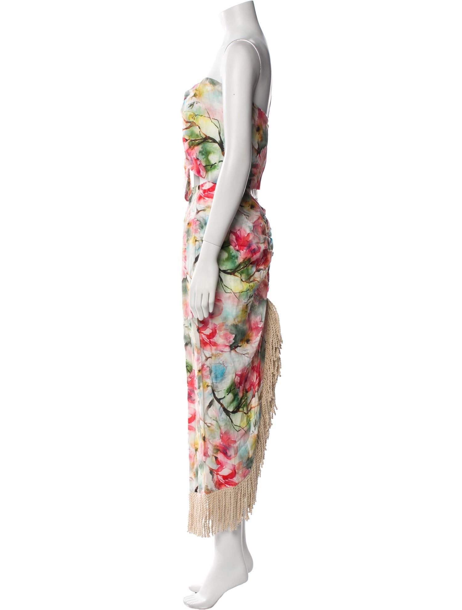 Just Bee Queen Linen Printed Skirt Set