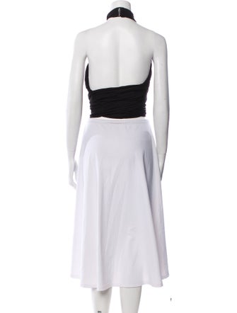 Just Bee Queen Halterneck Sleeveless Crop Top