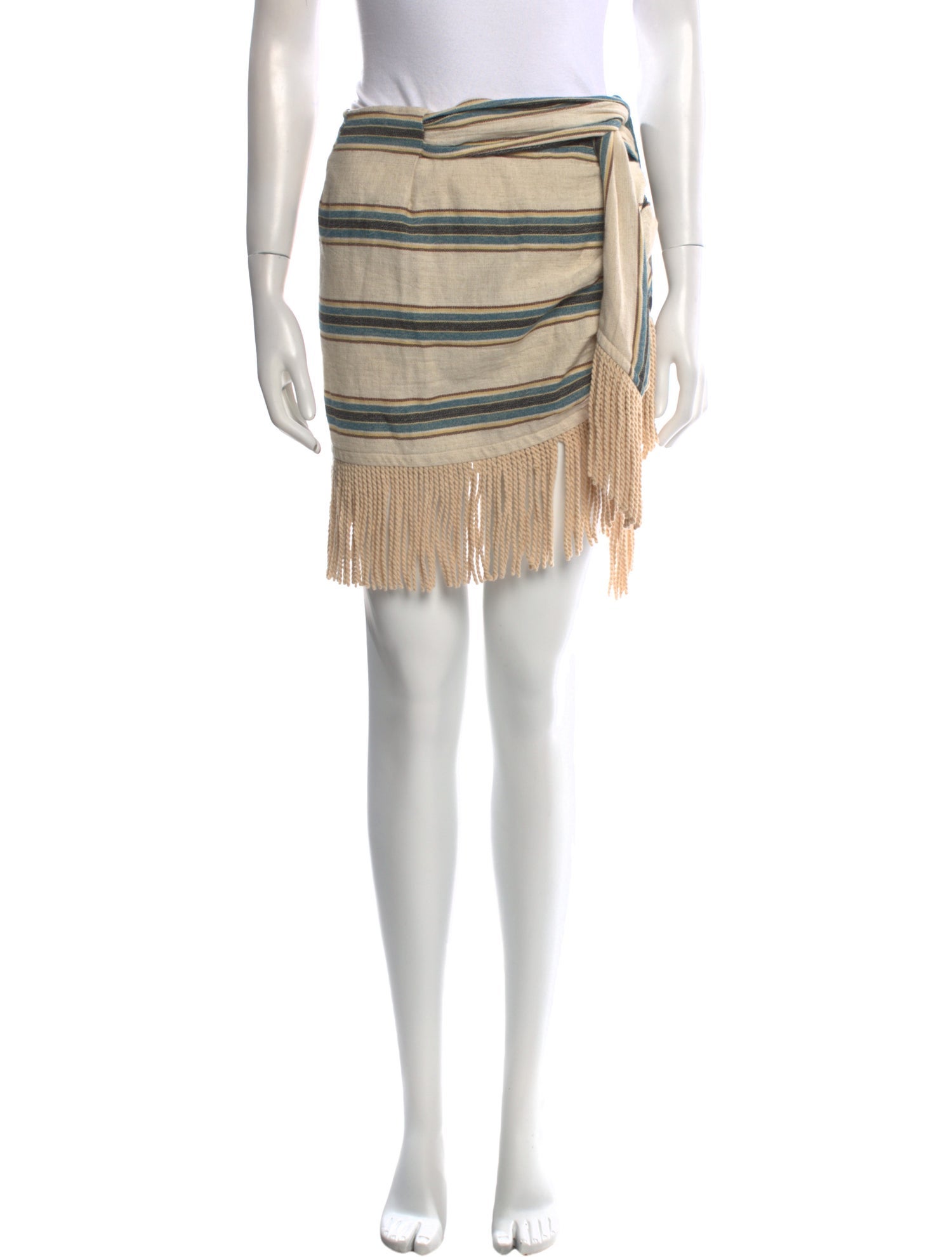 Just Bee Queen Striped Mini Skirt