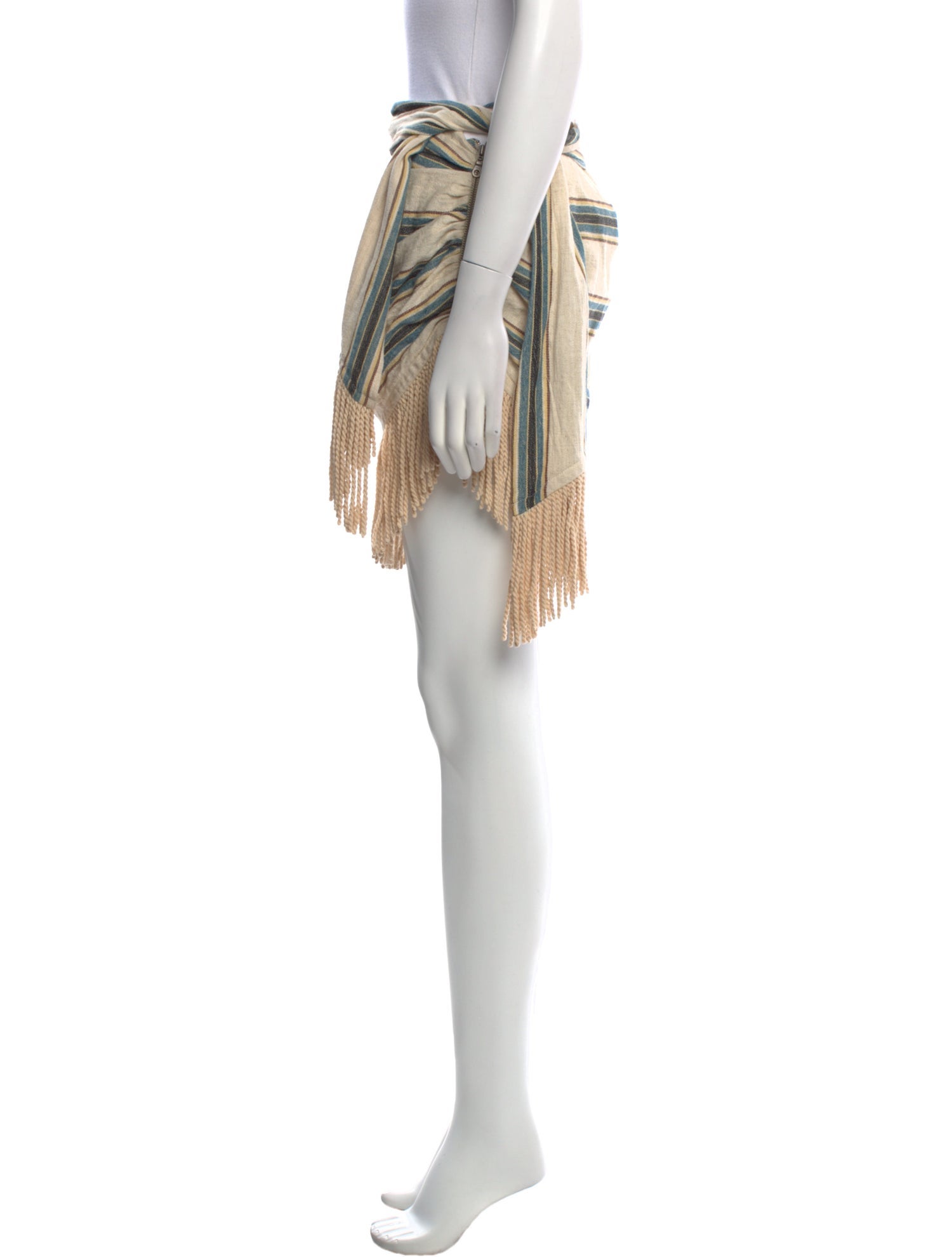 Just Bee Queen Striped Mini Skirt