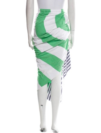 Just Bee Queen Striped Midi Length Skirt