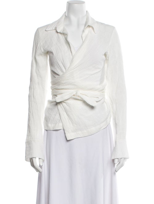 Just Bee Queen Linen Long Sleeve Polo