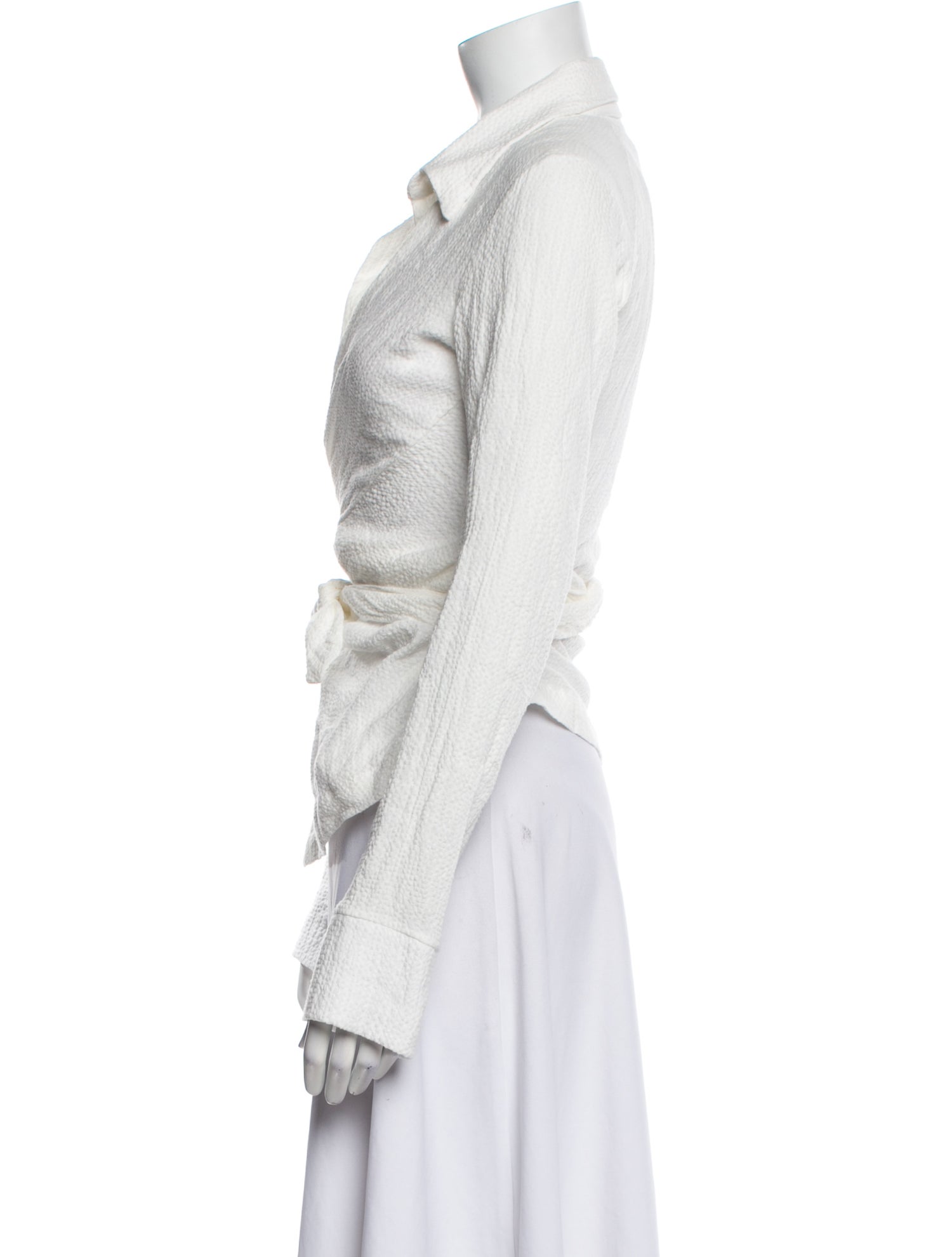 Just Bee Queen Linen Long Sleeve Polo