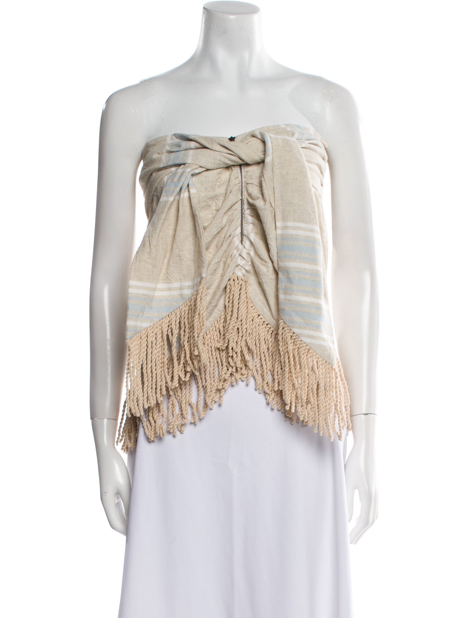 Just Bee Queen Strapless Crop Top w/ Tags