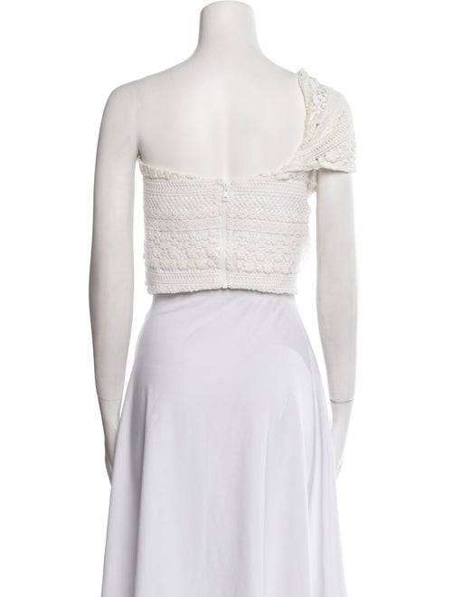 Just Bee Queen One-Shoulder Sleeveless Crop Top