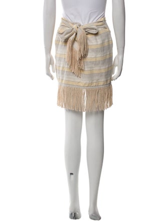 Just Bee Queen Linen Mini Skirt