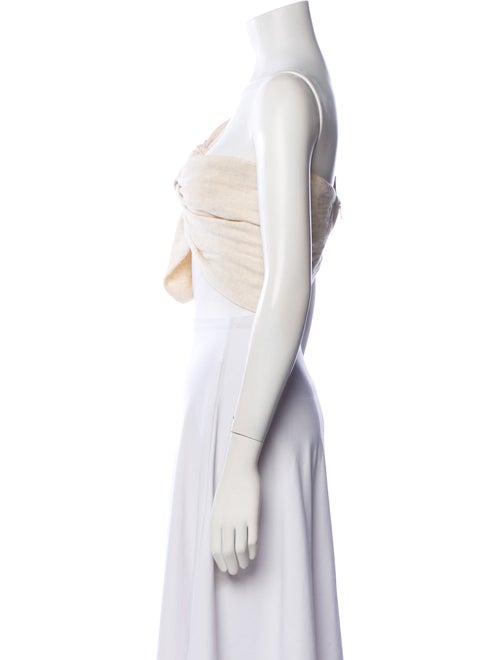 Just Bee Queen One-Shoulder Sleeveless Crop Top