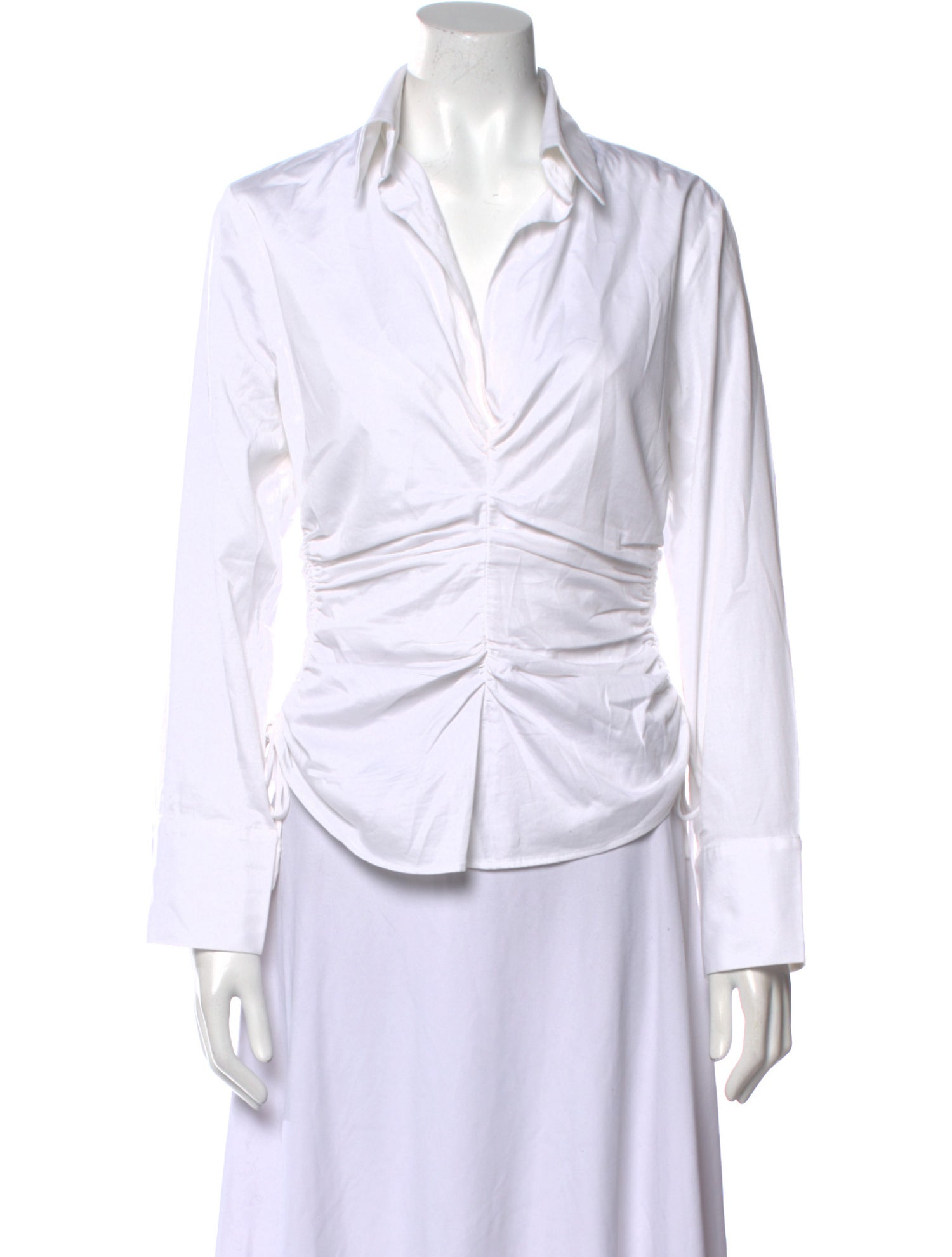 Just Bee Queen Long Sleeve Button-Up Top