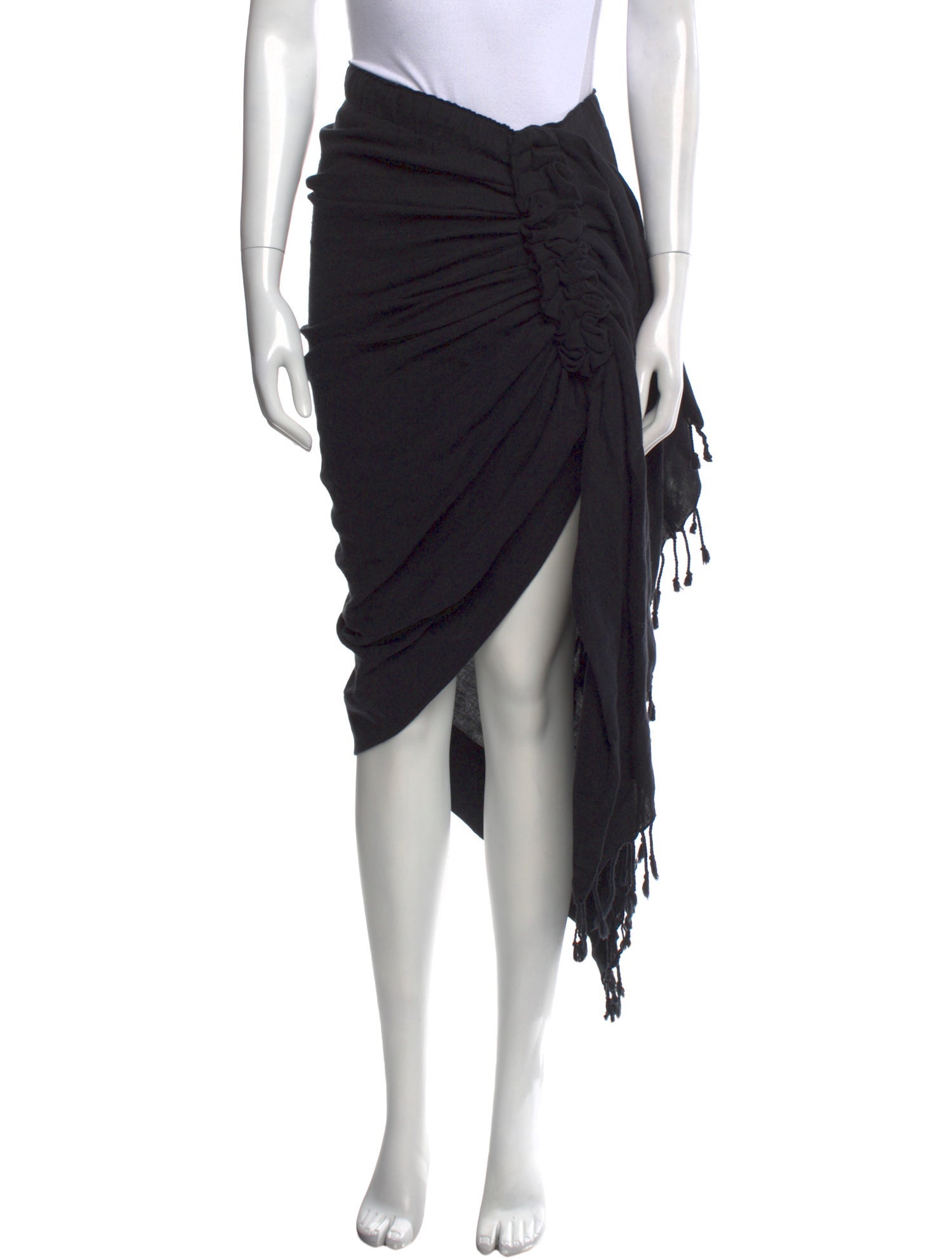 Just Bee Queen Linen Midi Length Skirt