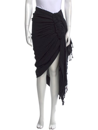 Just Bee Queen Linen Midi Length Skirt