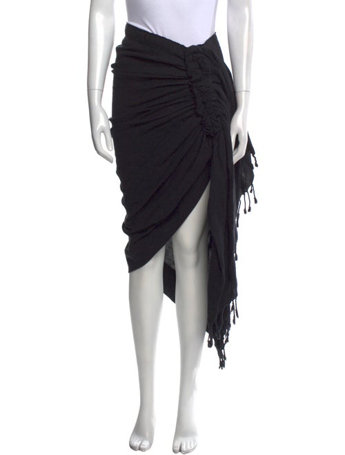 Just Bee Queen Linen Midi Length Skirt