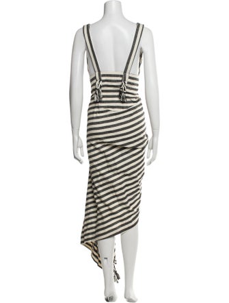 Just Bee Queen Striped Long Dress