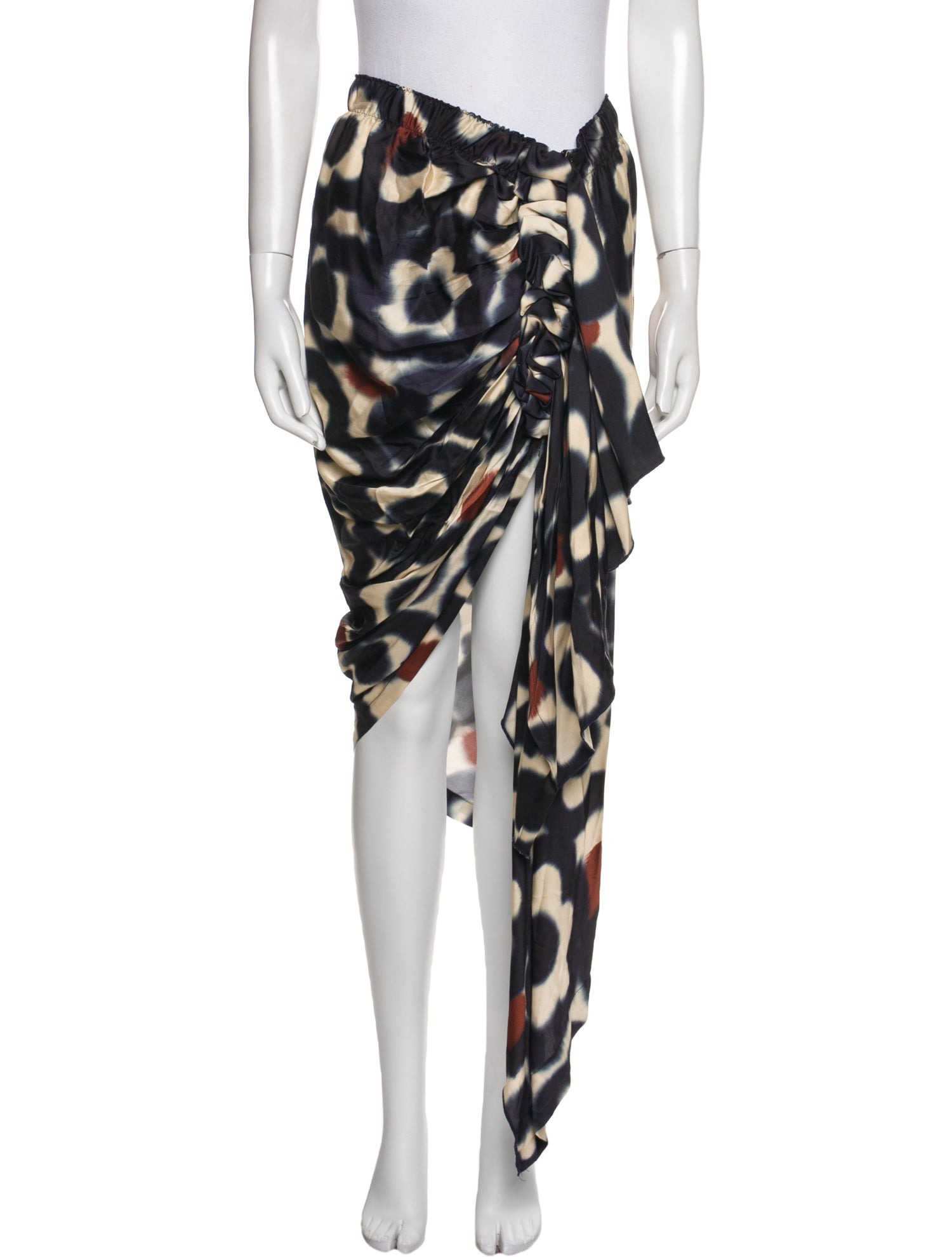 Just Bee Queen Printed Midi Length Skirt