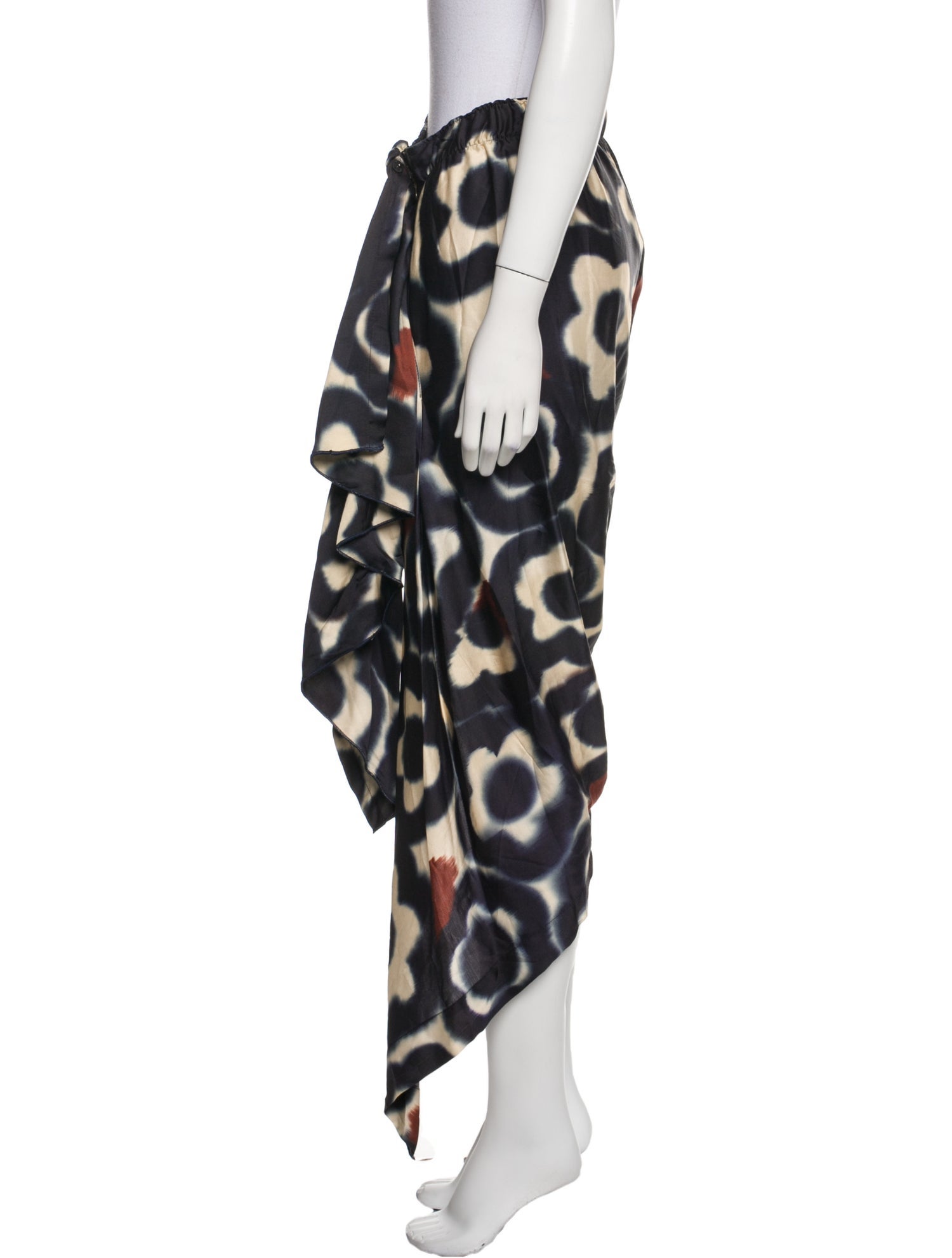 Just Bee Queen Printed Midi Length Skirt