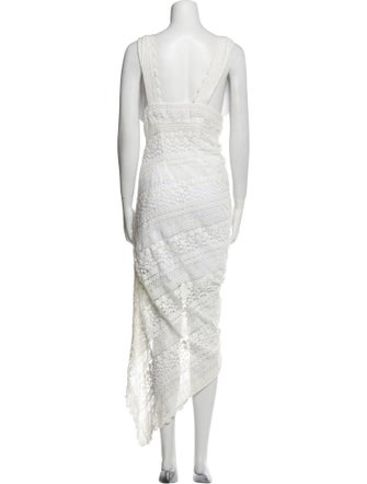 Just Bee Queen V-Neck Midi Length Dress