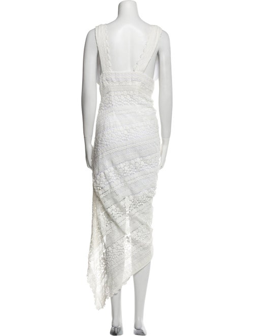 Just Bee Queen V-Neck Midi Length Dress