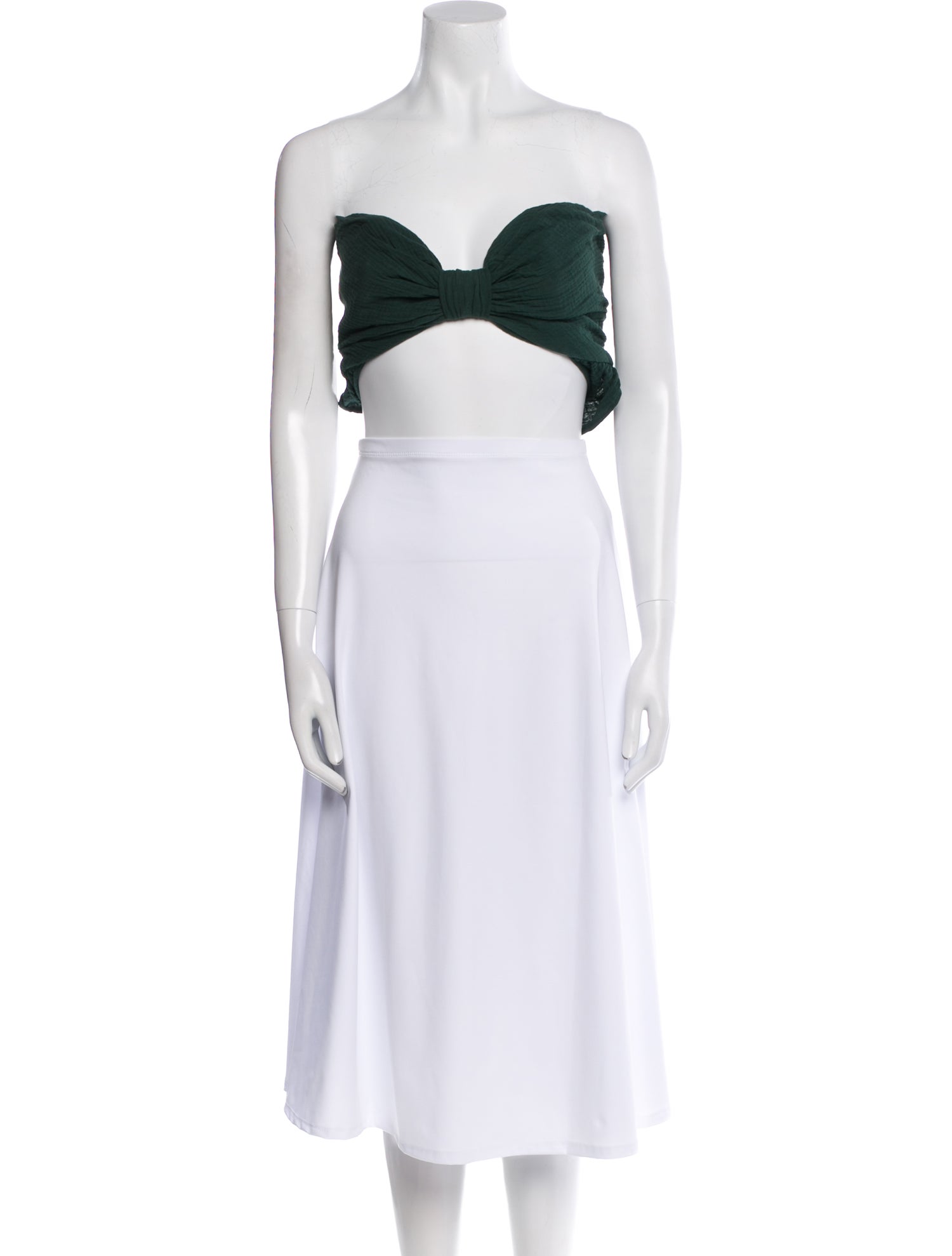 Just Bee Queen Strapless Crop Top