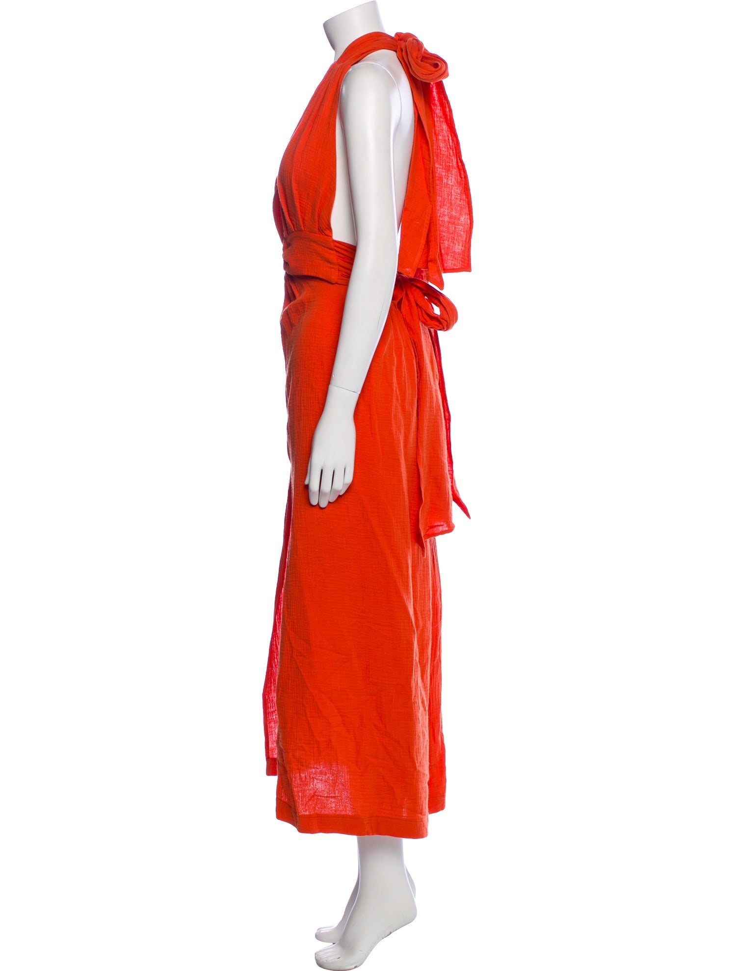 Just Bee Queen Plunge Neckline Long Dress w/ Tags