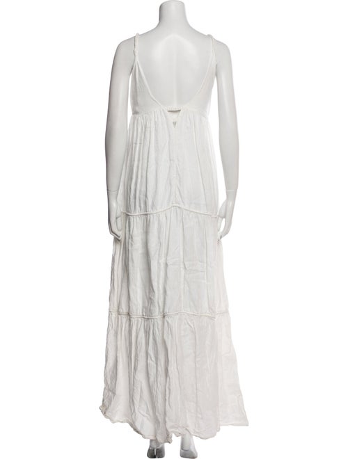 Just Bee Queen Linen Bow Accents Nightgown