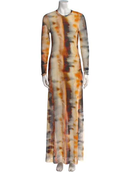 Just Bee Queen Tie-Dye Print Long Dress