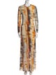 Just Bee Queen Tie-Dye Print Long Dress