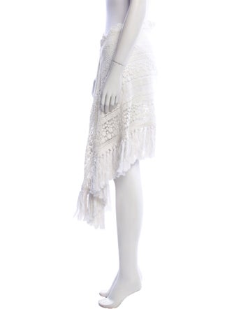 Just Bee Queen Tassel Accents Knee-Length Skirt