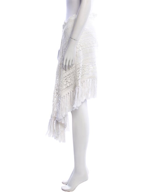 Just Bee Queen Tassel Accents Knee-Length Skirt