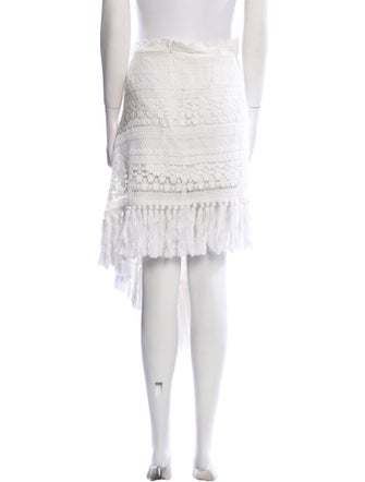 Just Bee Queen Tassel Accents Knee-Length Skirt