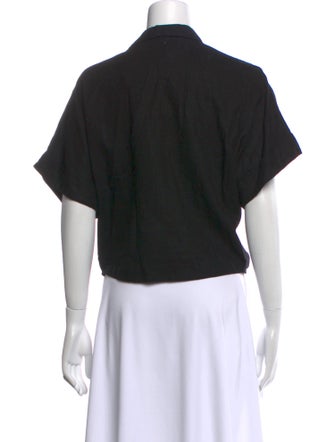 Just Bee Queen V-Neck Short Sleeve Crop Top