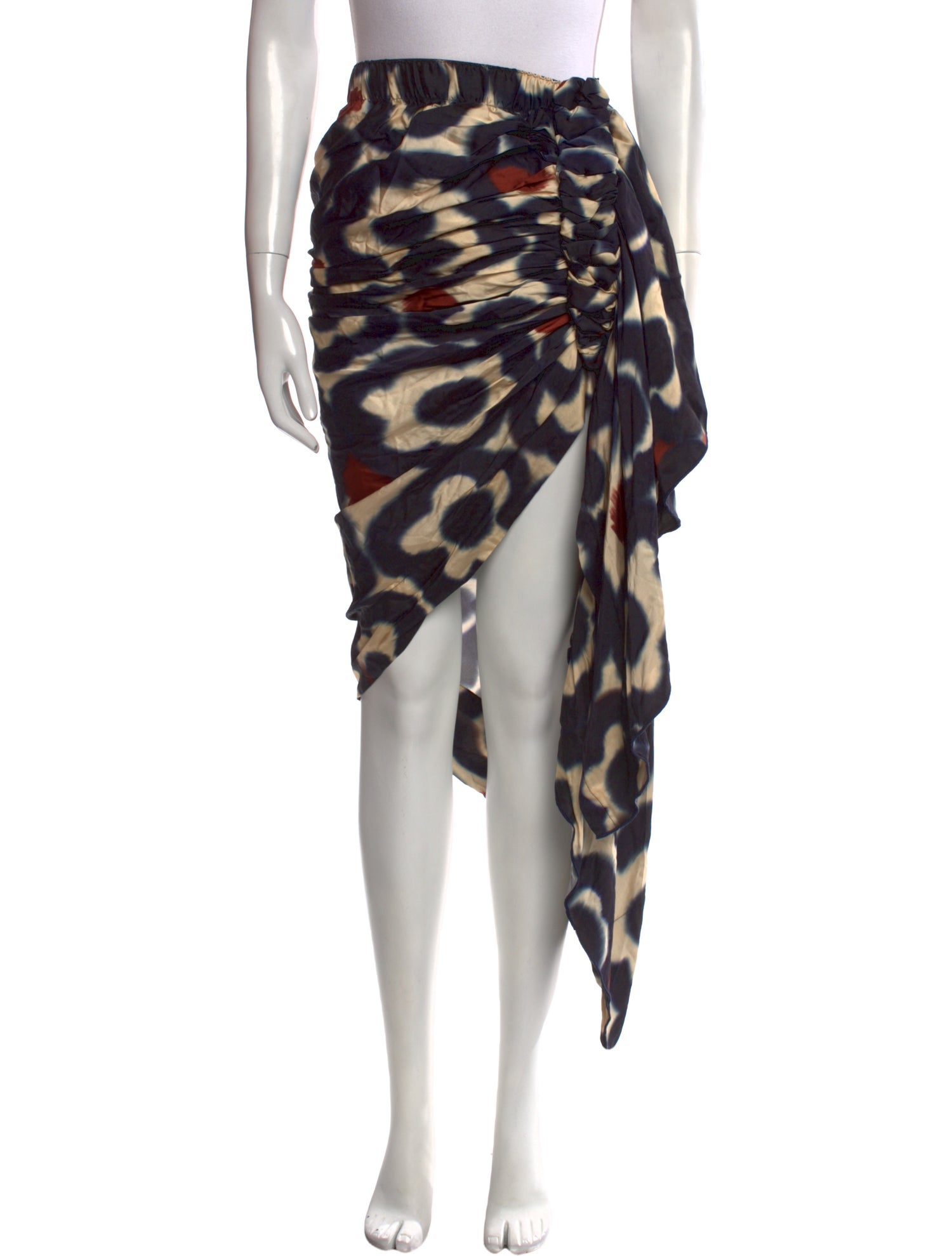 Just Bee Queen Tie-Dye Print Midi Length Skirt w/ Tags