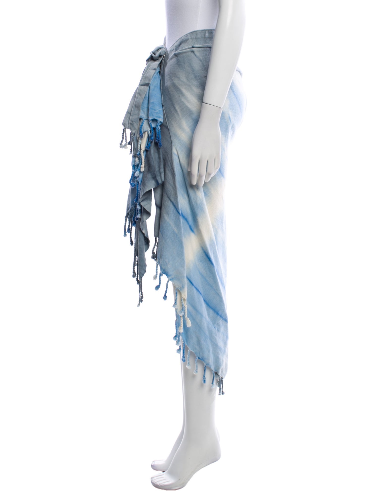 Just Bee Queen Tie-Dye Print Long Skirt