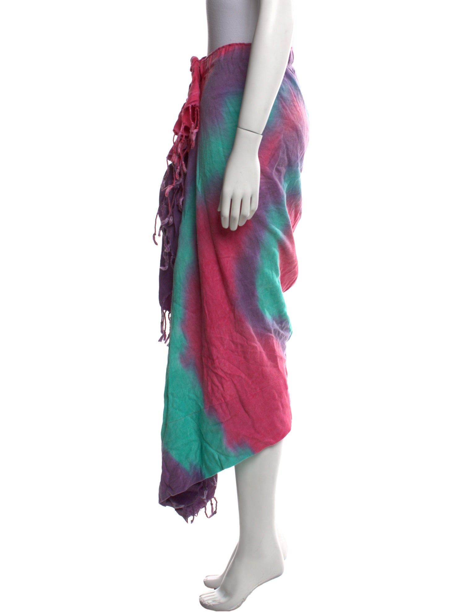 Just Bee Queen Tie-Dye Print Knee-Length Skirt