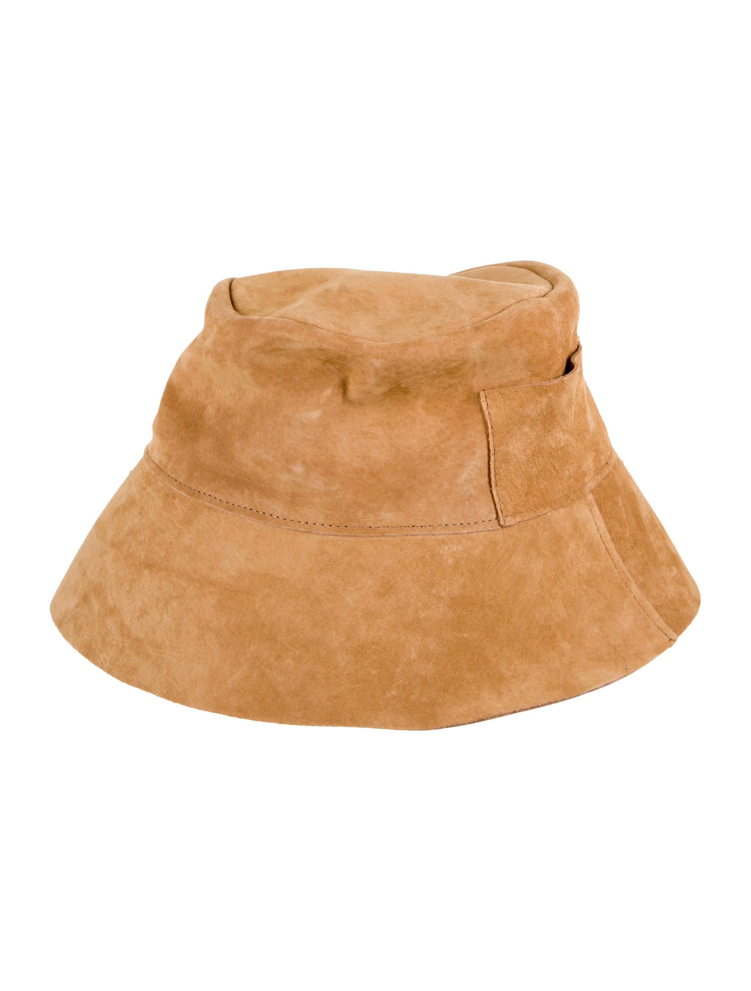 JB x LOC Pocket Leather Bucket Hat - Neutrals Hats  display picture 1