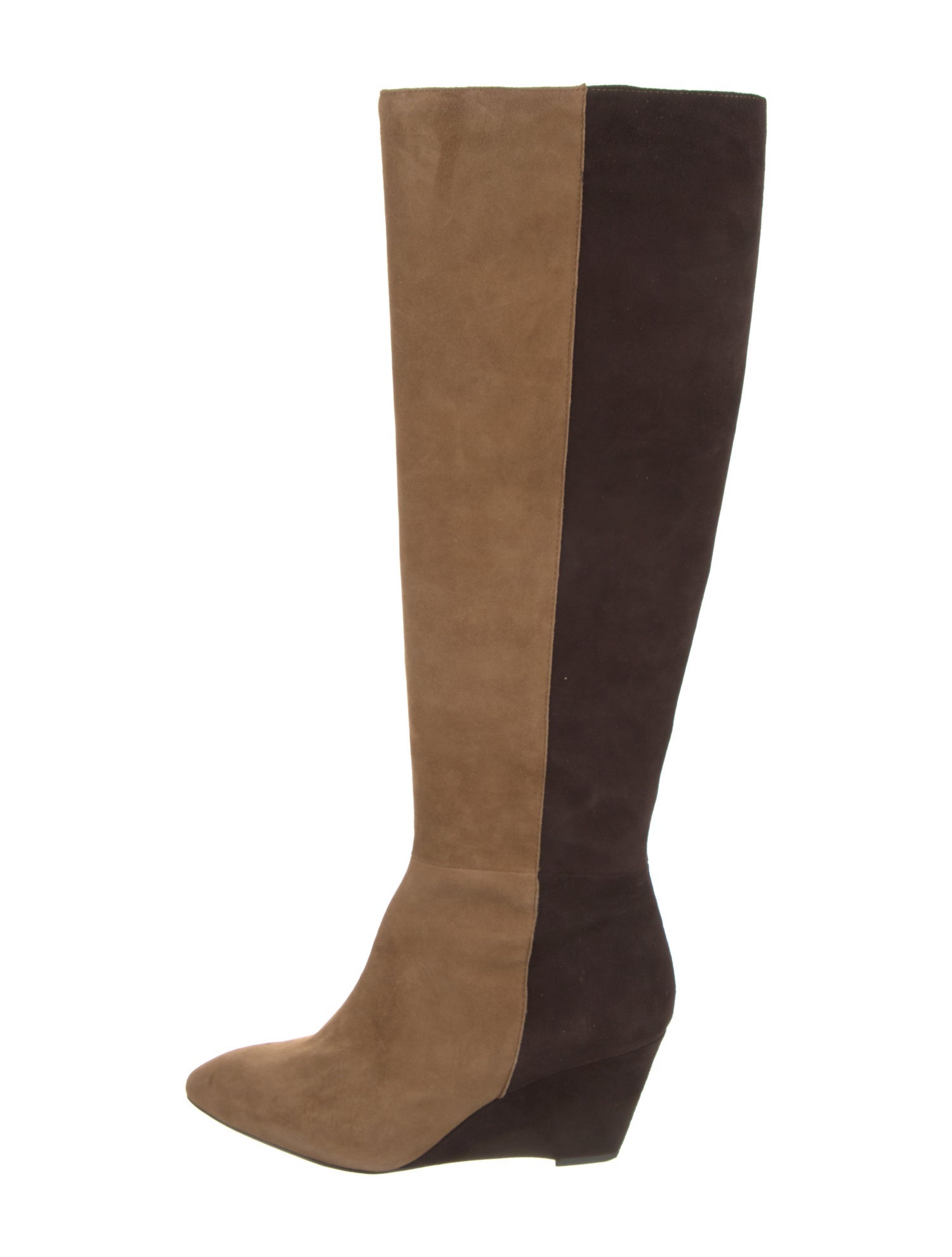 Jean-Michel Cazabat Suede Colorblock Pattern Boots