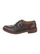 Jean-Michel Cazabat Leather Printed Monk Straps