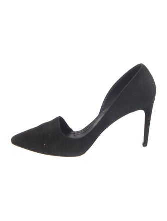 Jean-Michel Cazabat Suede D'Orsay Pumps