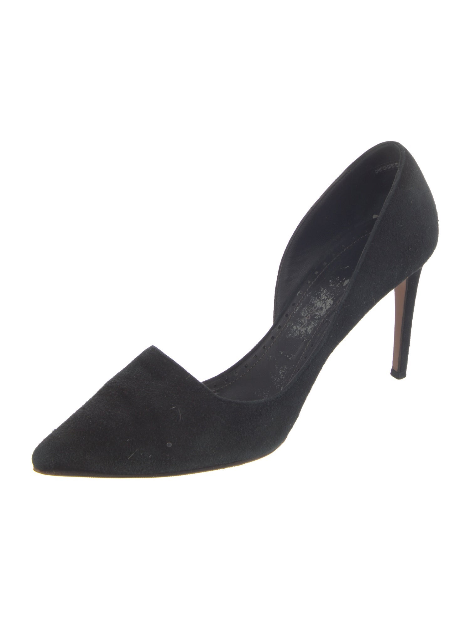 Jean-Michel Cazabat Suede D'Orsay Pumps