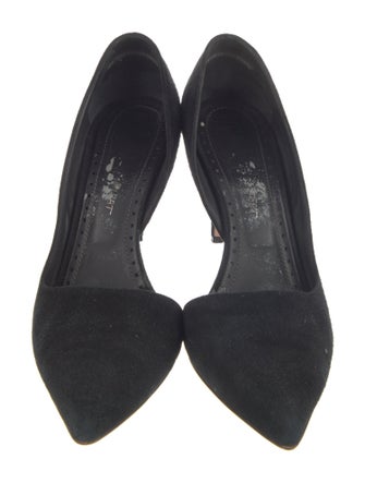 Jean-Michel Cazabat Suede D'Orsay Pumps