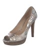 Jean-Michel Cazabat Python Animal Print Pumps