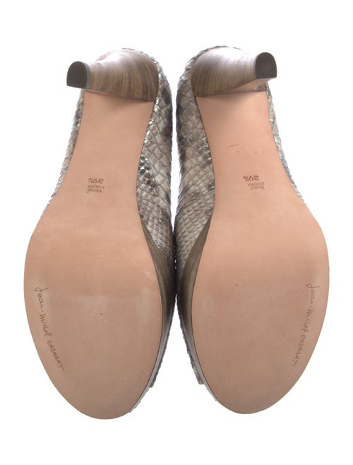 Jean-Michel Cazabat Python Animal Print Pumps