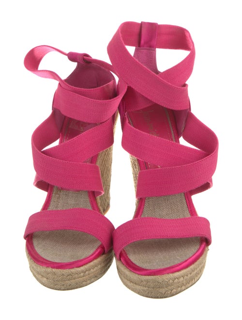 Jean-Michel Cazabat Satin Espadrilles