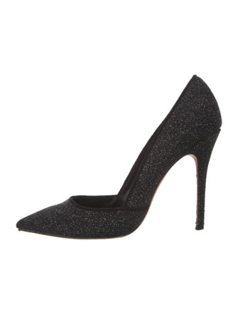 Jean-Michel Cazabat Glitter D'Orsay Pumps