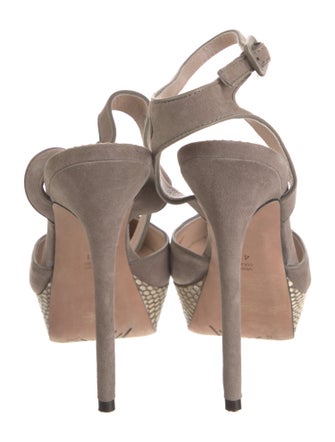 Jean-Michel Cazabat Suede D'Orsay Pumps