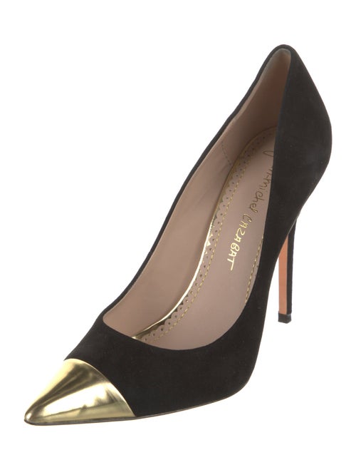 Jean-Michel Cazabat Suede Leather Trim Embellishment Pumps