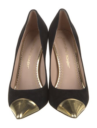 Jean-Michel Cazabat Suede Leather Trim Embellishment Pumps