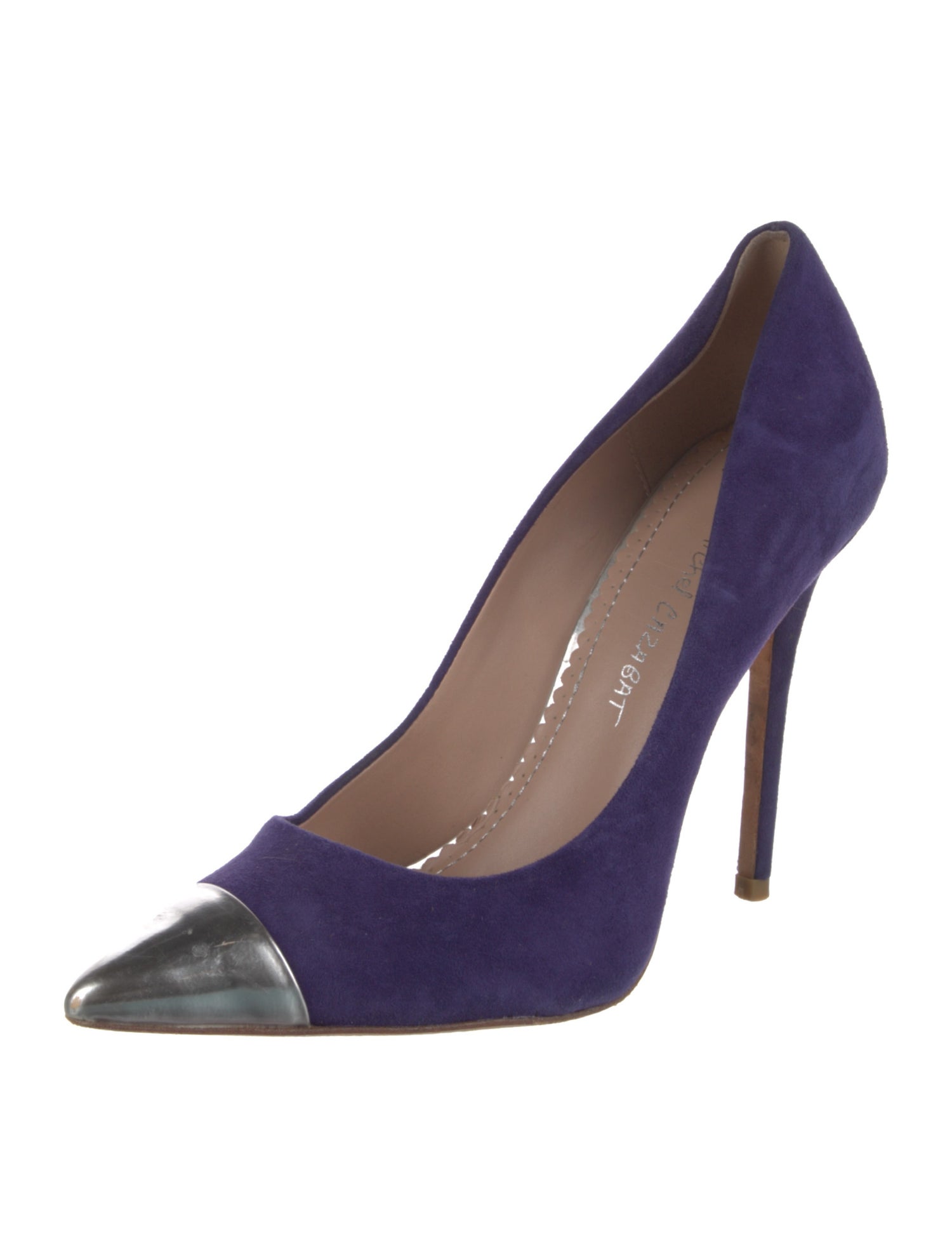 Jean-Michel Cazabat Suede Colorblock Pattern Pumps