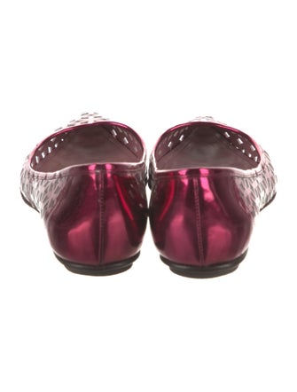 Jean-Michel Cazabat Patent Leather Lasercut Accents Flats