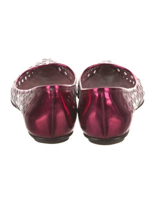 Jean-Michel Cazabat Patent Leather Lasercut Accents Flats